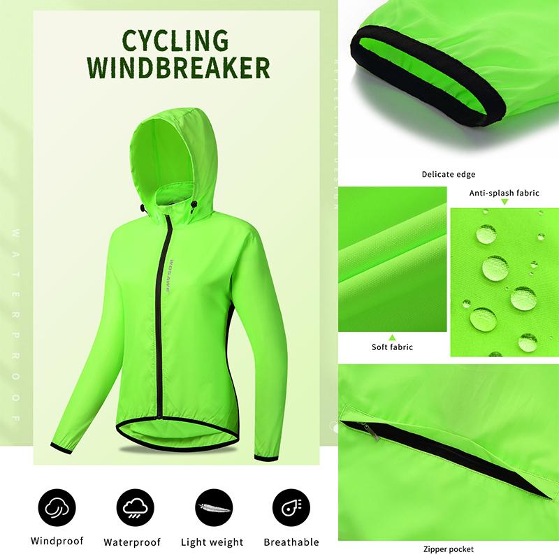 Ensemble Cyclisme Femme WOSAWE - Veste à Capuche & Pantalon Rembourré Avec Jupe - Neuf Avec étiquettes