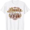 Badge Ufficiale America the Band America Band T-Shirt Unisex