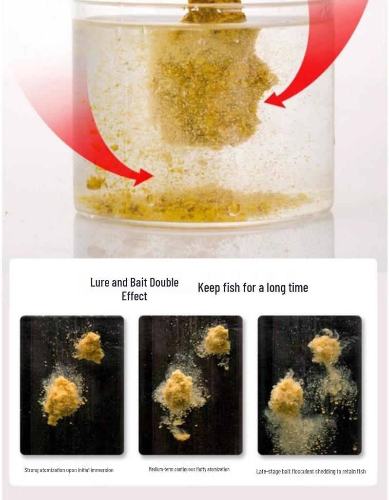 Dreamer Fantasy High-Protein Gelbe Nudel Karpfenköder - Weich, Klebrig Gekneteter Schwarzer Gruben-Grasfisch-Nistköder