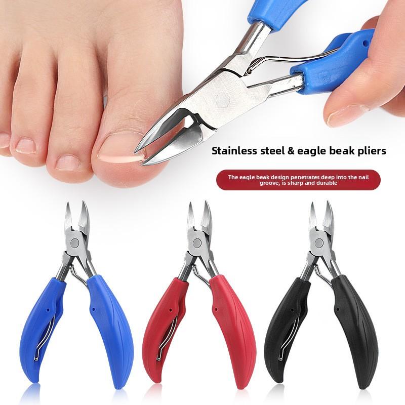 

Stainless Steel Eagle Beak Pliers Pedicure Scissors Nail Groove Inlaid Nail Clippers To Remove Dead Skin Nail Clippers Manicure Pedicure Tool