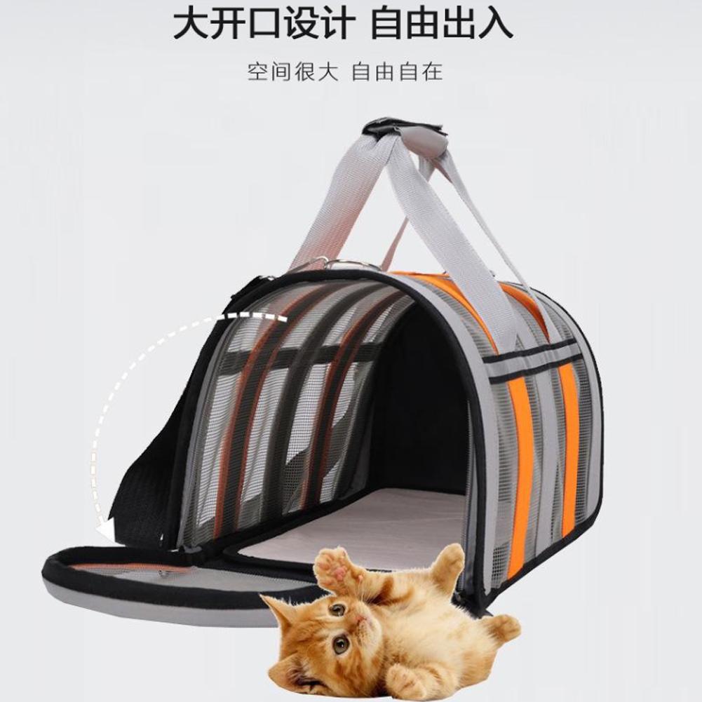 Dog Carrier Bag Soft Side Backpack Cat Pet Carriers Dog Travel Bags Breathable Cat Outing Bag Shoulder Bag