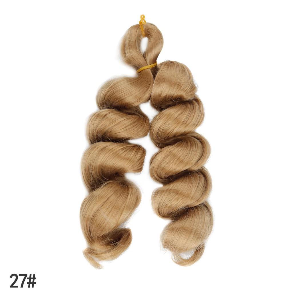 Short French Curly Crochet Hair Loose Wave Synthetic Braiding Hair Extensions for Black Women