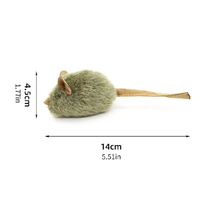 Interactive Cats Toy Automatic Electronic Moving Mouse Cats Toy with Squeaky,Kitten Toy for Hunting Play Exercise