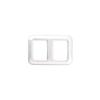 Trunk Tow Truck Switch Cover Trim 1X Fit For Defender 110 - Matte Silver
