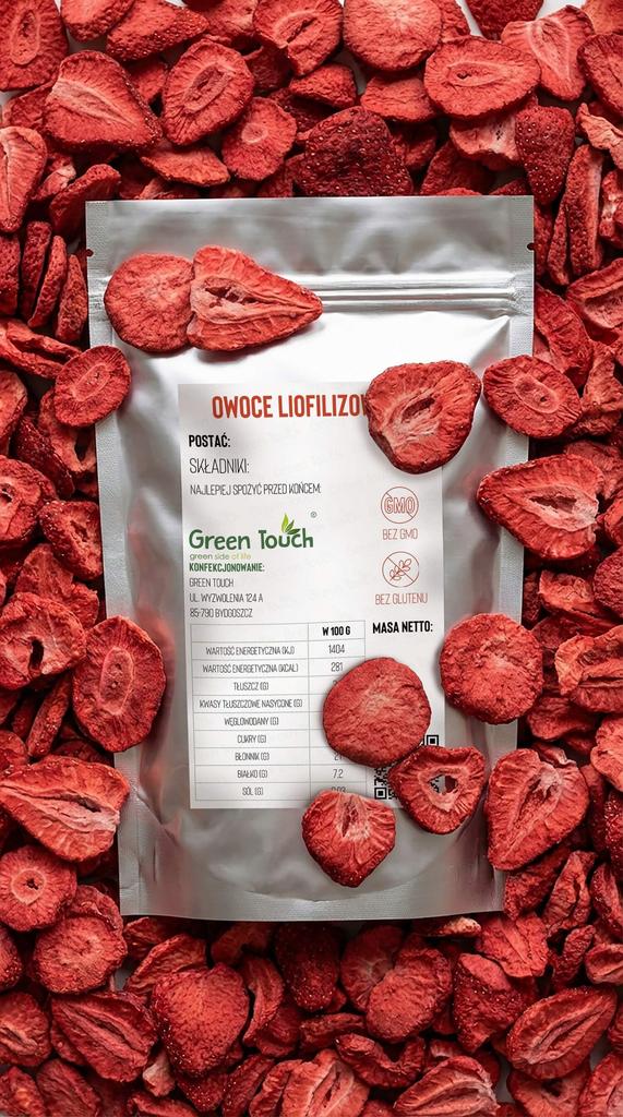 Freeze-Dried Strawberry 50 G Whole Strawberry Slices Without Preservatives