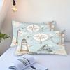 Retro Pirate Ocean World Pattern 3D Printed Quilt Cover Retro Art Style Duvet Cover Soft Comforter Luxury Bedding Set Pillowcase
