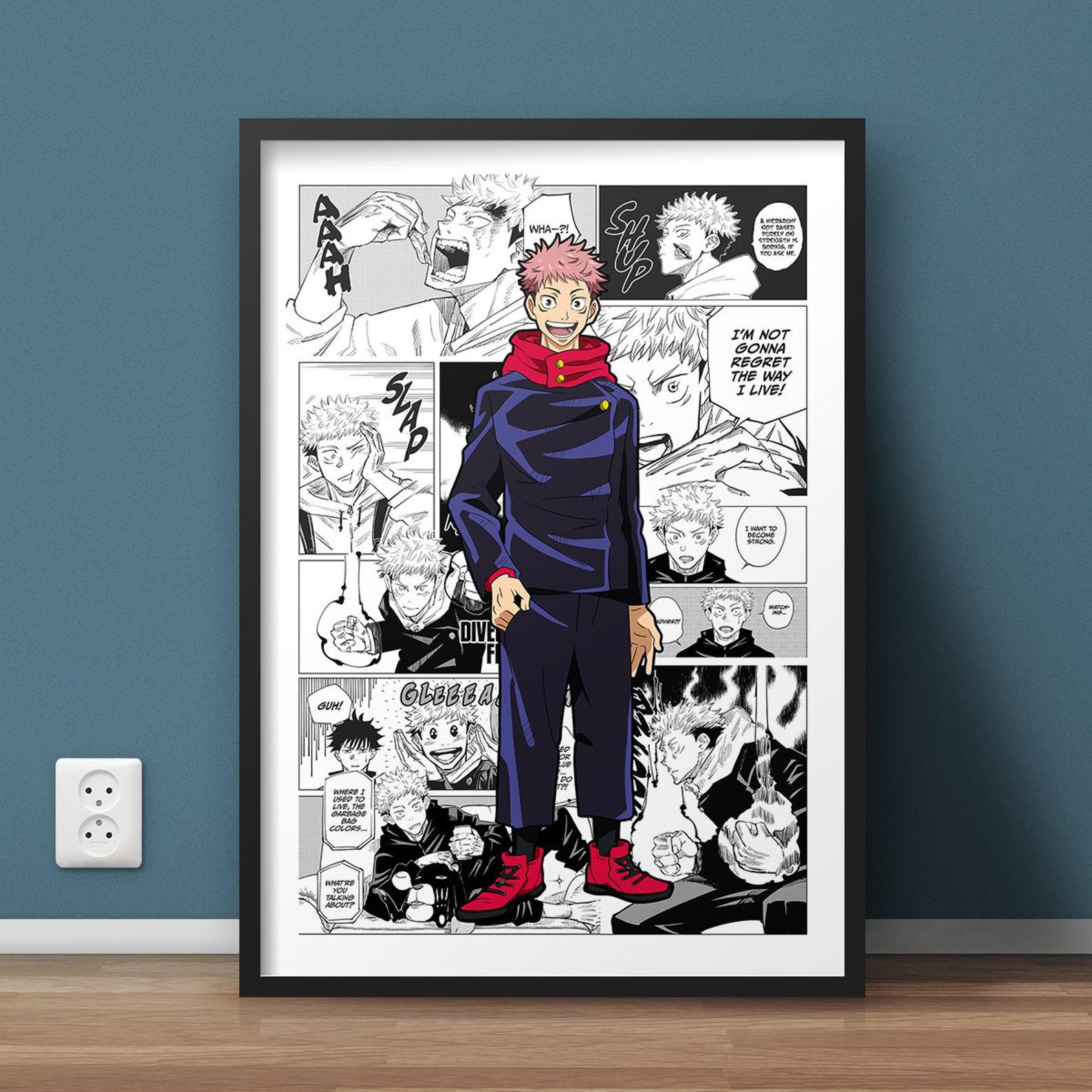 

Японское аниме дзюдзюцу кайсен плакат мультфильм плакат манга холст живопись 21cm×30cm NoFrame