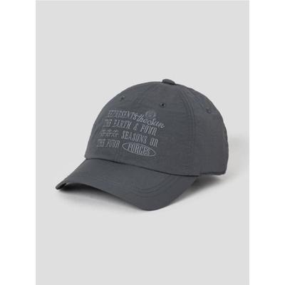 8seconds Nylon Tone-on-Tone Letter Ball Cap Ash (29578BWY44)
