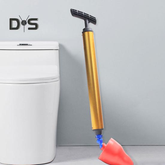 Toalettfrigjører Stempel Høytrykkssprøyteteknologi Gjenbrukbar Fjern blokkering Toalett badekar Dusj Avløp Tilstopping Verktøy for oppheving av tilstopping