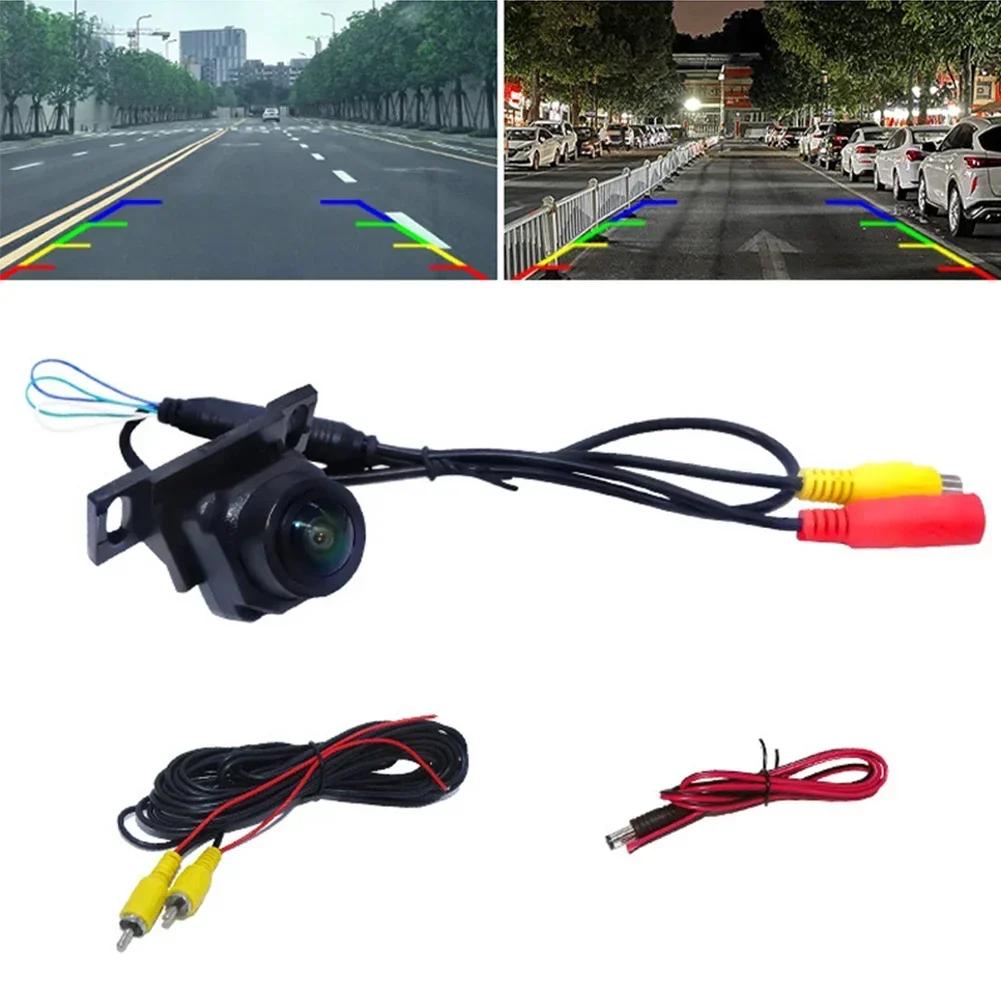 Car Rear View Camera 12V AHD CVBS 170° Front Bumper Reversing Cam Auto Parking Assistance Cameras ABS For Night Vision 0-3m