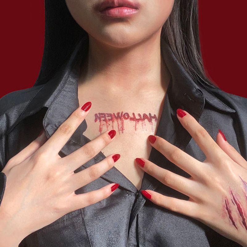 

[2+1] Halloween Tattoo Stickers Butler s Daily Life