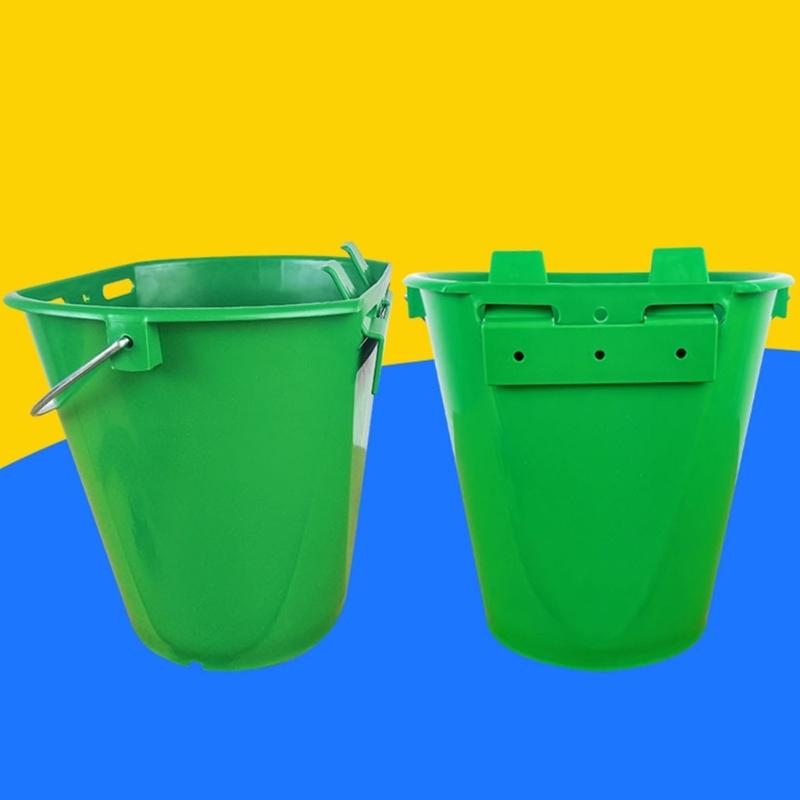 Secchio Appeso con 1/2/3 Tettarelle per Alimentazione Agnelli Vitelli Suinetti Strumento Durevole per L'allattamento di Animali Multipli Attrezzatura per L'abbeveraggio da Fattoria
