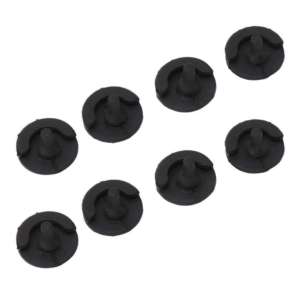 8ks Silikonové nožičky fritézy Odolné proti poškrábání Kulaté tepelné izolace Kuchyňské nožičky podnosu pro pánev