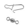 Tackle Fishhook Lure Eight-ring Connector Stainless Steel Snap Fishing Accessories Fishhook Swivels