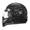 Fiberglass Retro Full Face Motorcycle Helmet with Pig Nose Design for Men and Women - Small Shell, Harley Cruiser Style.