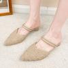 Fashion Outside Pointed Toe Women's Slippers and Ladies Sandals 2025 Trend Chic Elegant Slides Clappers High Quality Top Designs Shoes