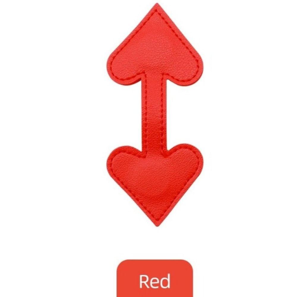 Leather Magnetic Bookmark Heart Shape Book Markers High Quality Page Divider  Reading Lovers Gift