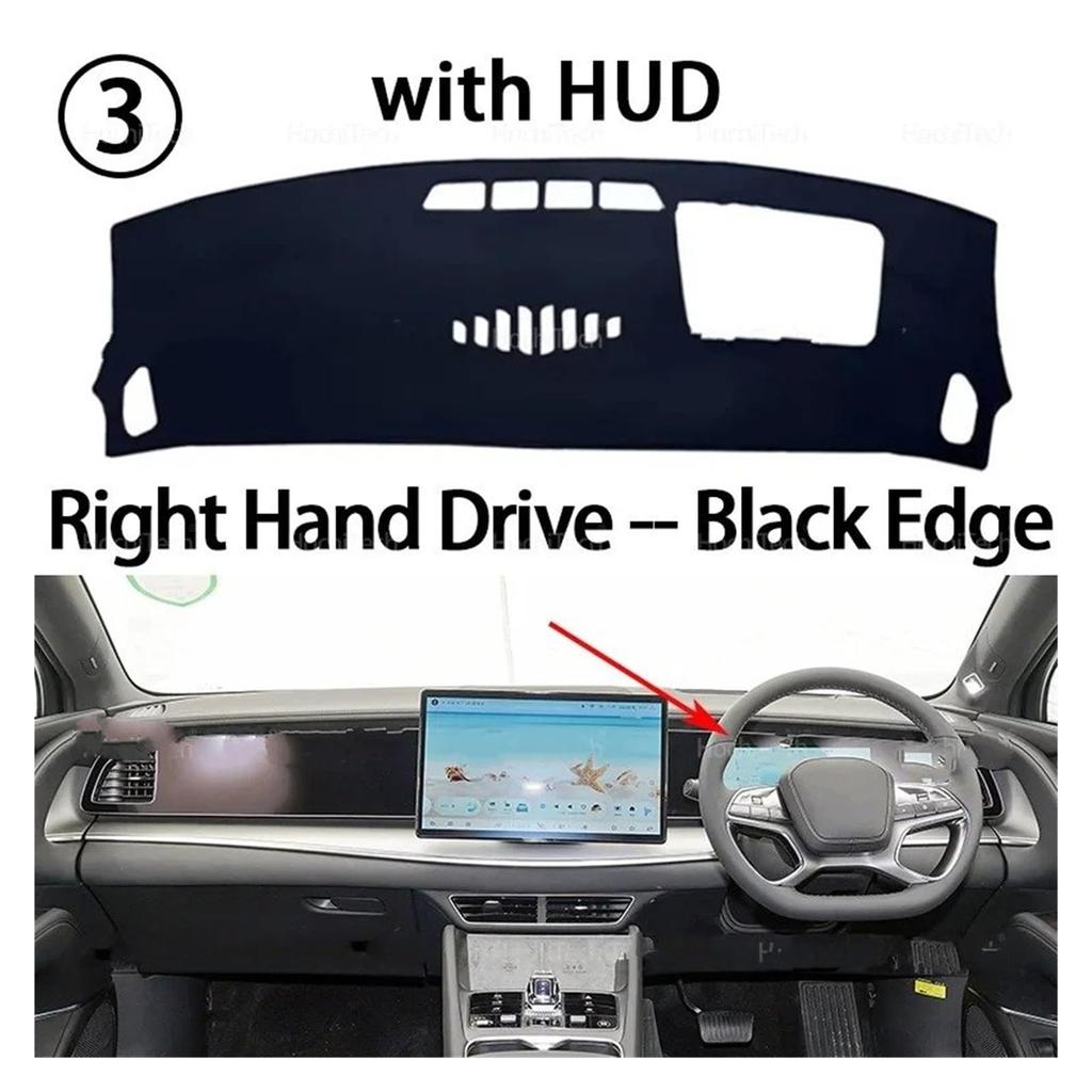 BYD For SeaLion 7 2024 2025 Car Dashboard Sunshade Anti-UV Carpet Dashboard Cover Protection