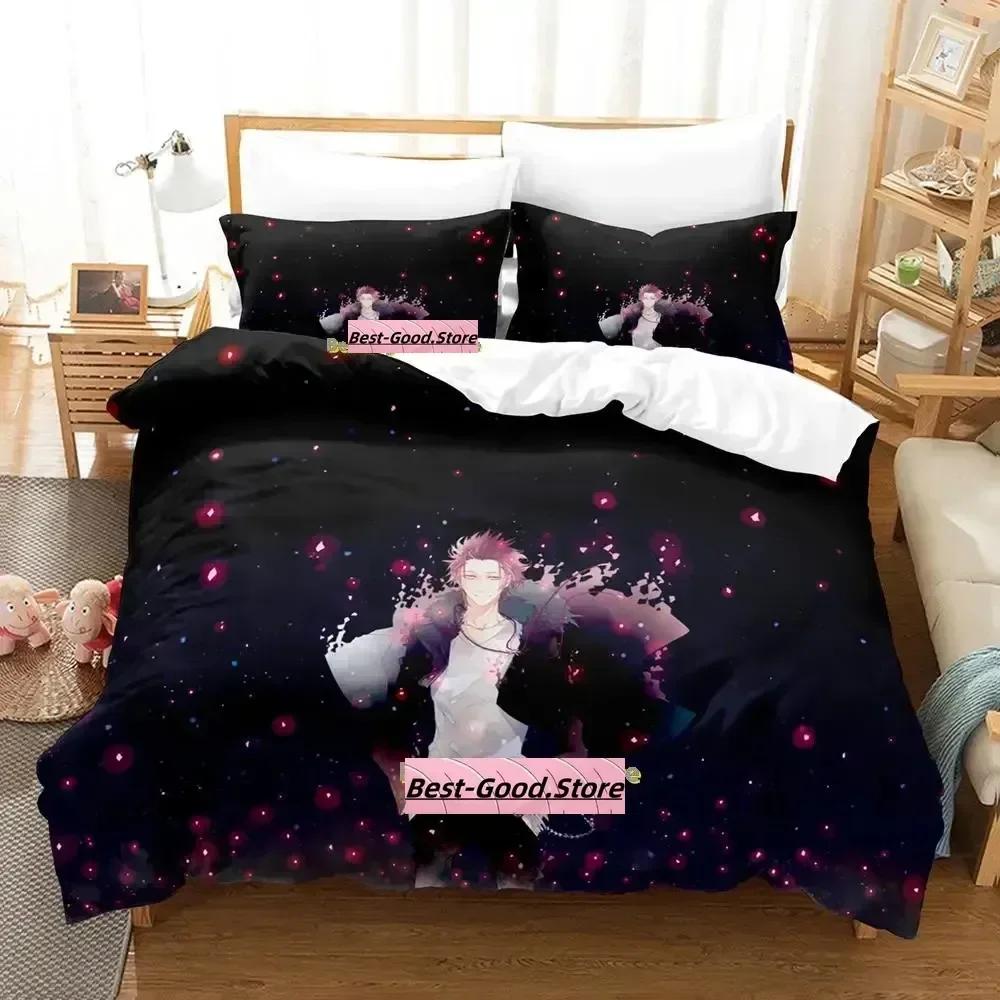 3D Nuovo K project Mikoto Suoh No Blood! Senza Osso! Niente Cenere! Set Biancheria da Letto Stampato con Federa Copripiumino Matrimoniale Queen Super King Size