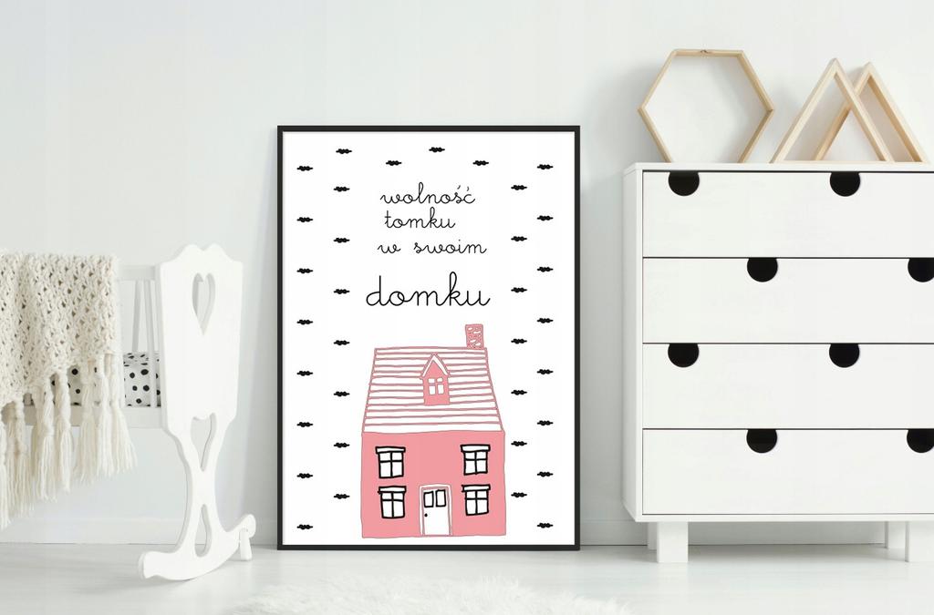 Picture poster In a frame A4 cm House PD112