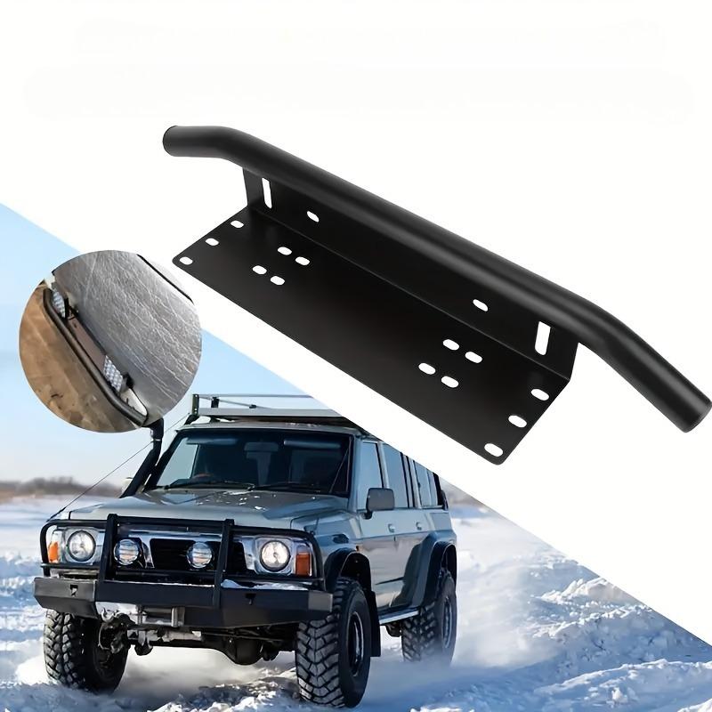 1pcs Automotive Auxiliary Light Bracket Modification LED Off-road License Plate Frame Fog Lights License Plate Lights