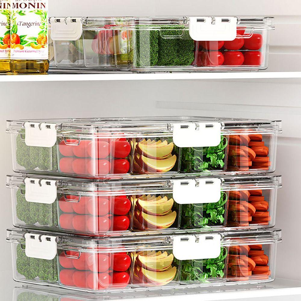 with Handle Seasoning Box 8 Separated Snack Platters Charcuterie Container for Kitchen picnic