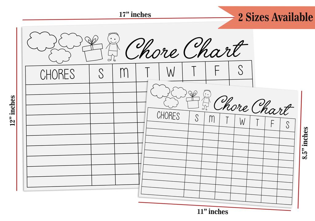 Inkdotpot Magnetic  Whiteboard Chore Chart Chore  Chart For  Refrigerator  - Dry Erase Behavior Chart For Kids