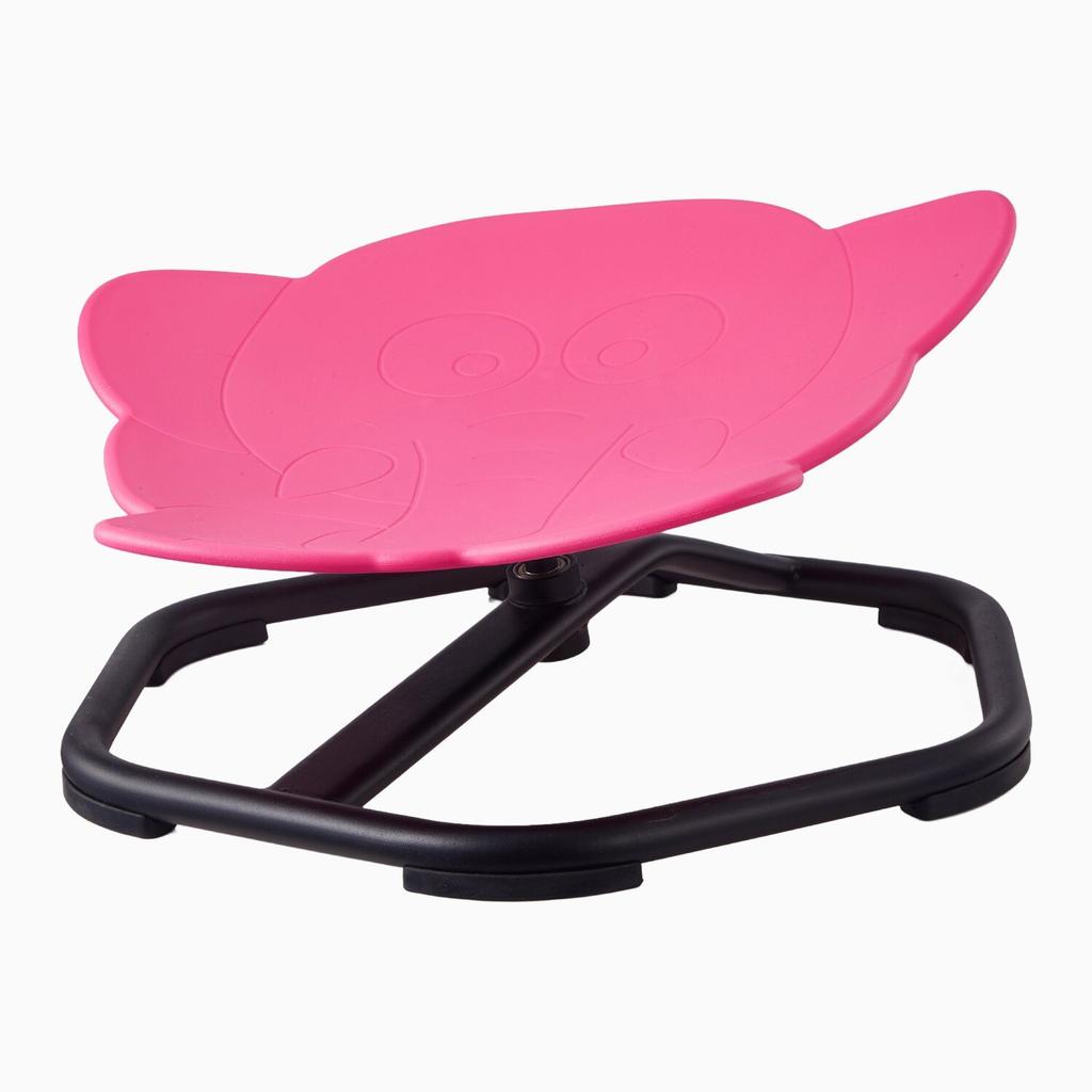 Kinder-Drehstuhl, Belastbarkeit 100 kg, Sensorischer Drehstuhl in Elefantenform, Sensorischer Spielsitz für autistische Kinder mit rutschfester Metallbasis, Kleinkind Sit &