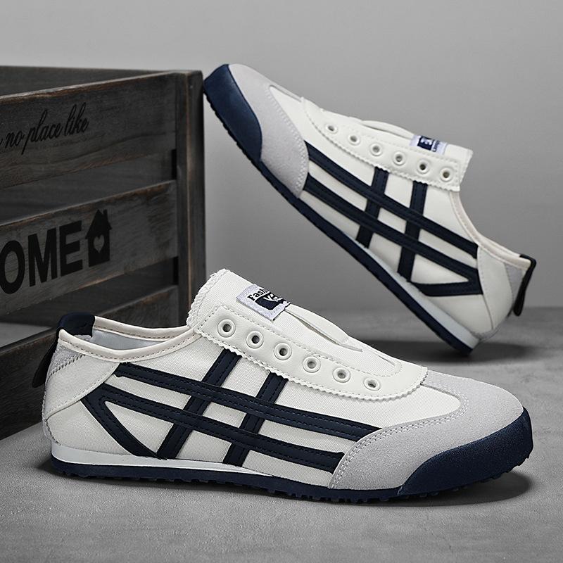 Summer Thin Canvas Shoes Men's Trend Foot Forrest Gump Shoes Fashion Versatile Casual Sports Shoes Men's Lazy Shoes