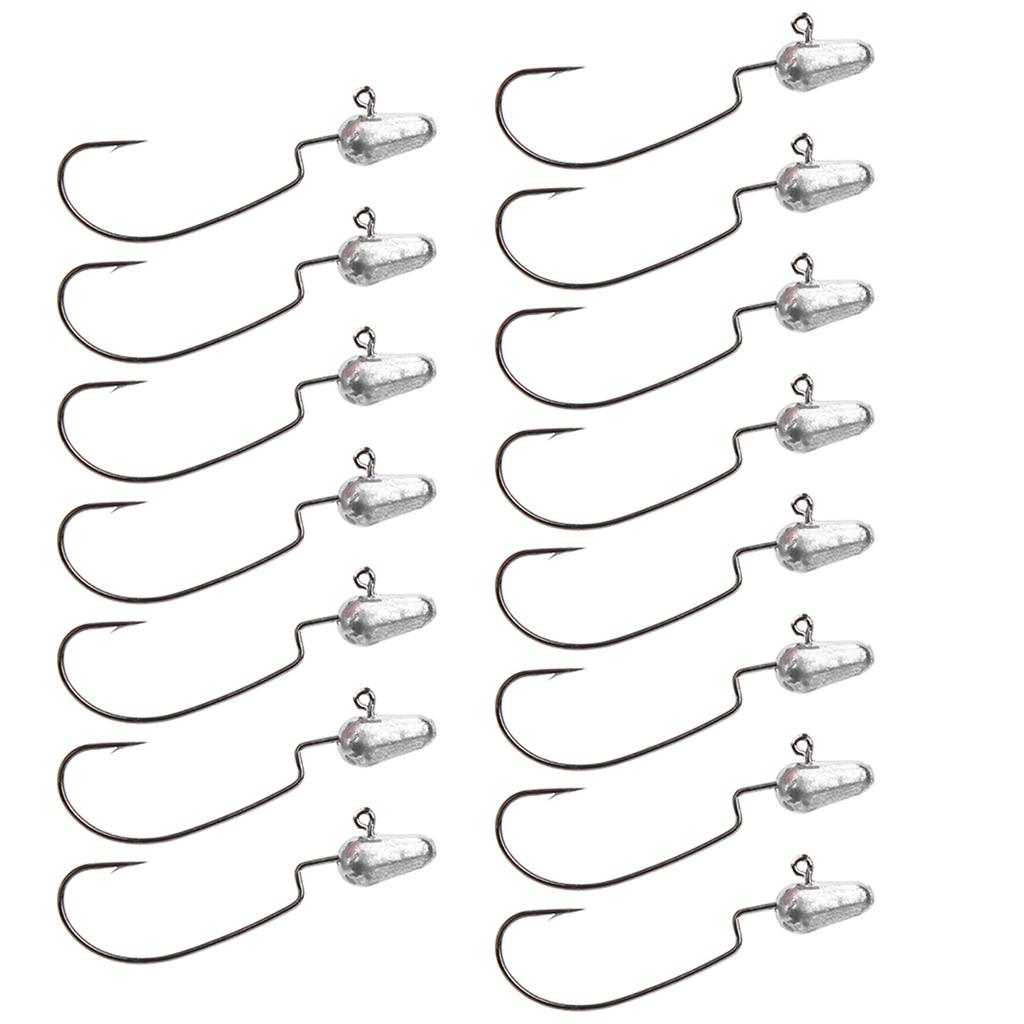 3Bag Crank Heads Hook Artificial Lure Bait Outdoor Sport Fishing Accessories