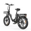 Allgobike AC20 Elektrische Fiets 250W Motor 20" Band Stadsverkeer Elektrische Fiets 48V 20Ah LED Display Maximaal Bereik 60Km 7 Versnellingen Maximaal Laadvermogen 120Kg