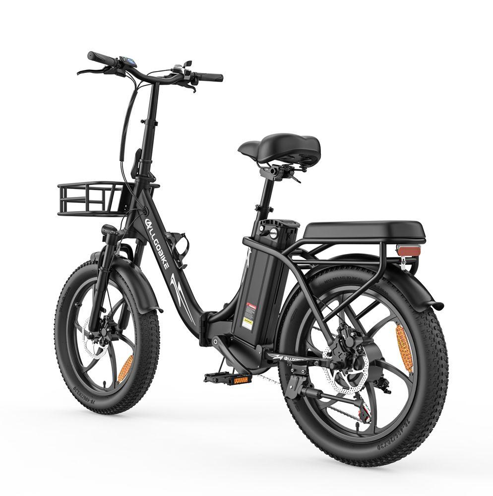 Allgobike AC20 Elektrische Fiets 250W Motor 20" Band Stadsverkeer Elektrische Fiets 48V 20Ah LED Display Maximaal Bereik 60Km 7 Versnellingen Maximaal Laadvermogen 120Kg