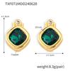 Chic Style Jewelry Set with Interchangeable Zircon - Unique Copper Design