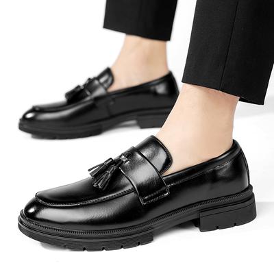 Męskie mokasyny z frędzlami Męskie wszechstronne skórzane buty męskie Buty modowe Szpiczaste Antypoślizgowe Nadające się do noszenia Buty do jazdy Luksusowe buty projektanta