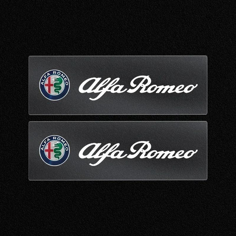 Samolepky na auto Pro Alfa Romeo 1/2/5/10ks Logo auta Kliky dveří auta Samolepky proti poškrábání Pro Alfa Romeo Giulietta GT 159 147 156