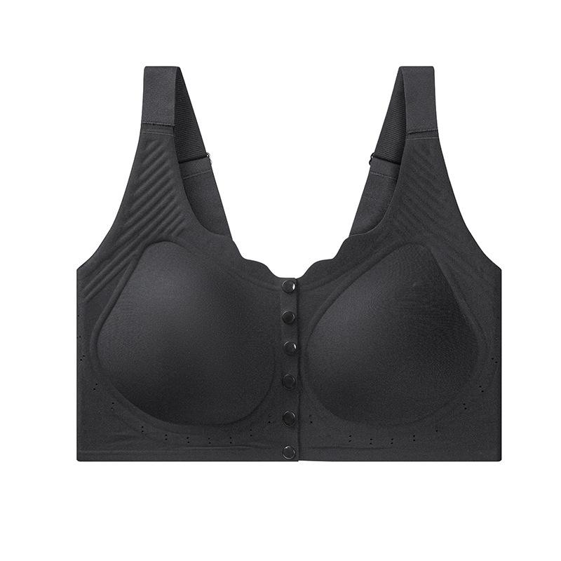 

Нижнее белье больших размеров Европейский и американский бюстгальтер для кормления с застежкой спереди Тонкий бюстгальтер с большой чашкой M/34/75CDEF чёрный