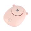 Electric Fan Hanging Neck Portable Mini Fan with 3?Gear Wind Speed USB Charging for SummerPink