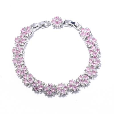 The Cross Plum Blossom Zircon Bracelet Does Not Fade, And The Multi-Color Jewelry Full Of Diamonds Is Optional.