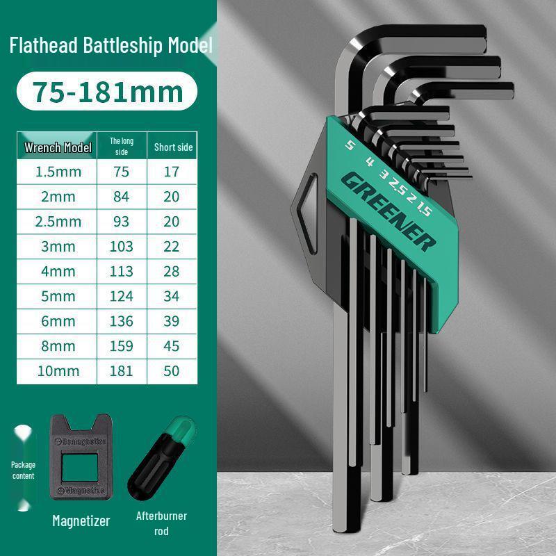 Automatic Combination Hex Wrench and 6-Point Screwdriver Set