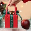 Bowknot Christmas Gifts Bag Paper Gifts Wrap Handbag Simple Christmas Candy Gift Box Gifts Box