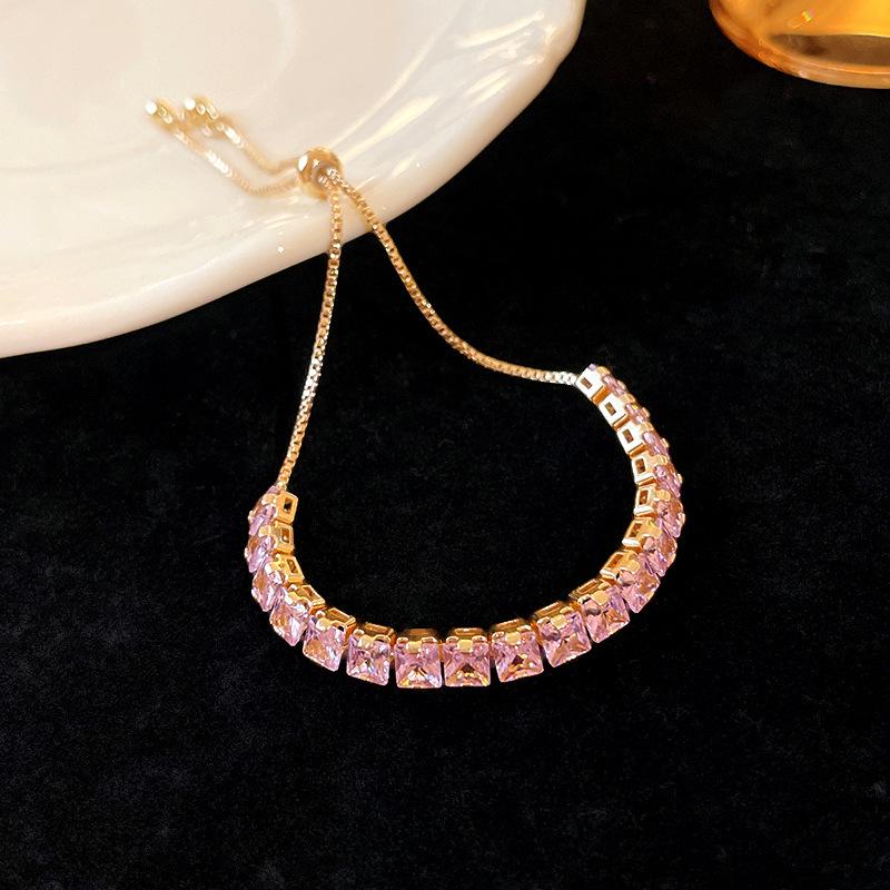 Koreanisches eingelegtes Zirkon-Herz-Armband - High-End Leichter Luxus Modeschmuck