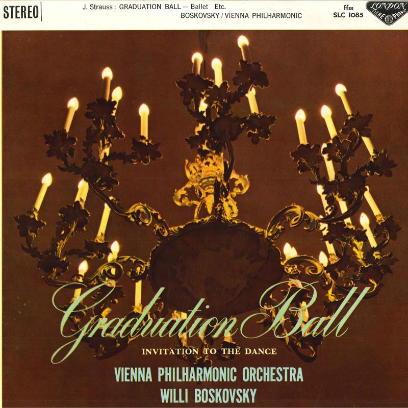 LP Record WILLI BOSKOVSKY, VIENNA PHILHARMONI - J. Strauss - Dorati: Graduation Bal SLC1085 LONDON 1962 Japan Classical Used