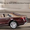 1:24 Maybach S680 Gle350 Car Toys Diecast Alloy Model Sound Light Pull Back Doors Opened Front Wheel Steering Vehices Kids Gift