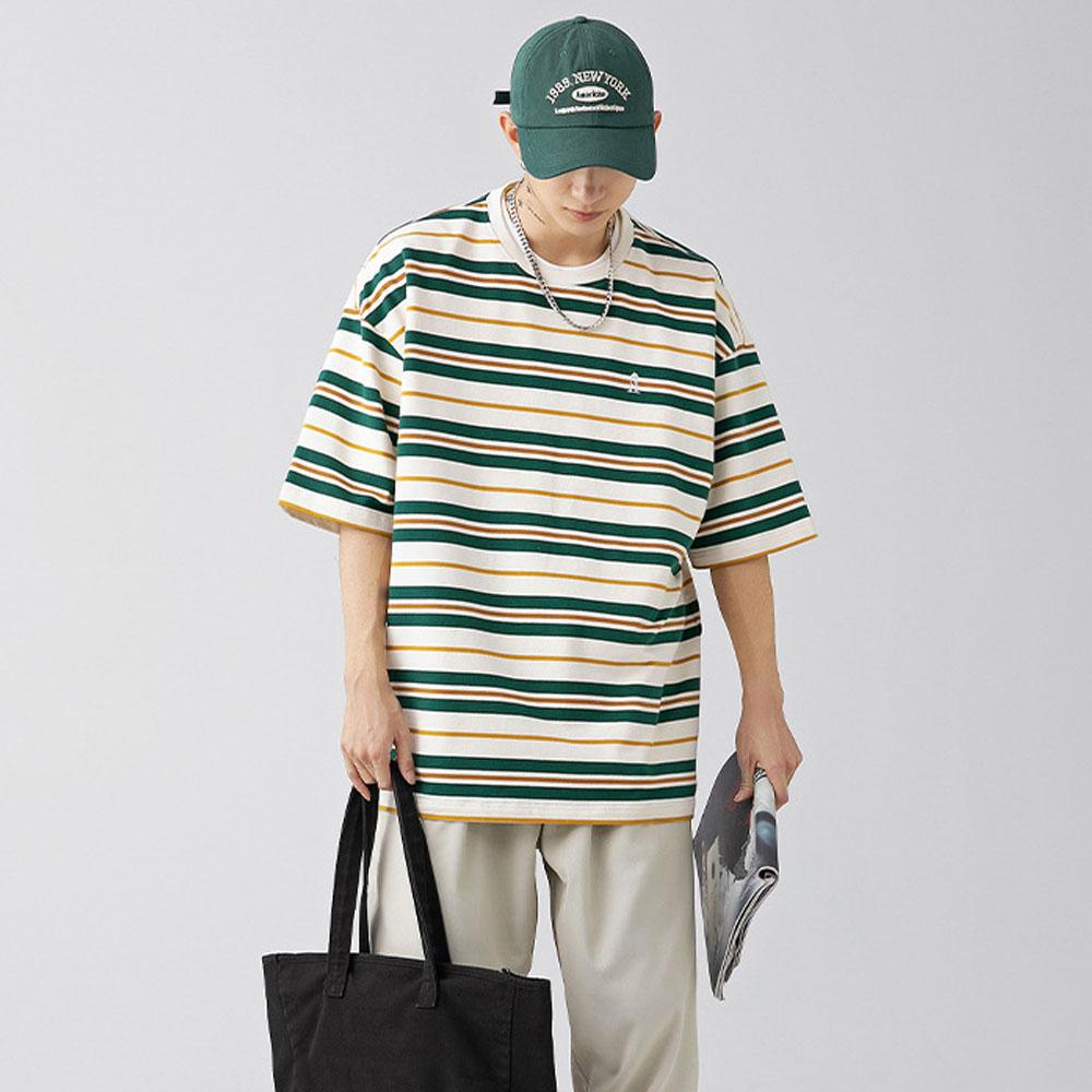 Koreanischer Stil Herren Hochwertige Damen Sommer T-Shirts Tops Bluse Streetwear Mode Kleidung Lässige Hemden für Herren