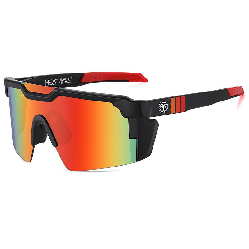 HEAT WAVE UV400 Radbrille - Hochwertige echte Linse für Outdoor-Sportarten
