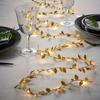 1pc 2m/78.7in 20led Simulation Golden Leaf Decoration String Lights, Birthday Party Ramadan Christmas Festival Decoration String Lights