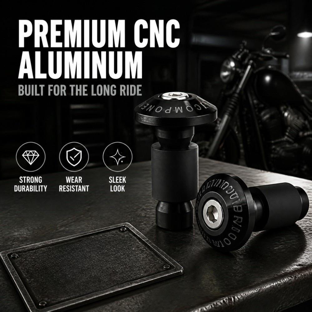 2pcs Universal Fit Handlebar End Plugs 7/8 Inch Handlebar Slider Plugs Handlebar Grips Racing
