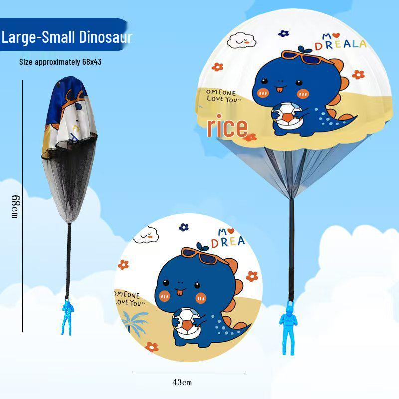 Douyin Kids' Parachute Outdoor Toy: Hand-Thrown Park Game for Parent-Child Fun