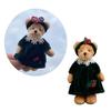 Christmas Plush Bear Toy Holiday Decor Festive Designs for Home Farmhouse Warm and Lovely Feel Kids Playing Toy