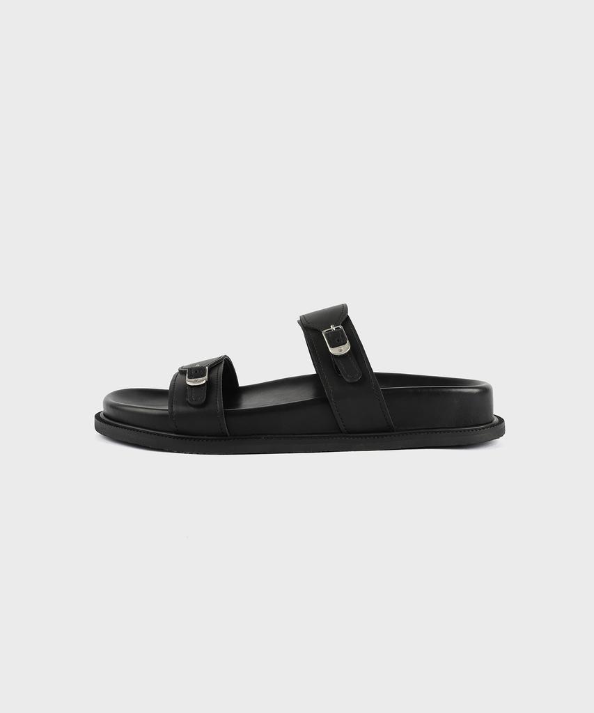 Moodnight Aron 2-Belted Platform Slide Slipper Sandals - 3 Colors